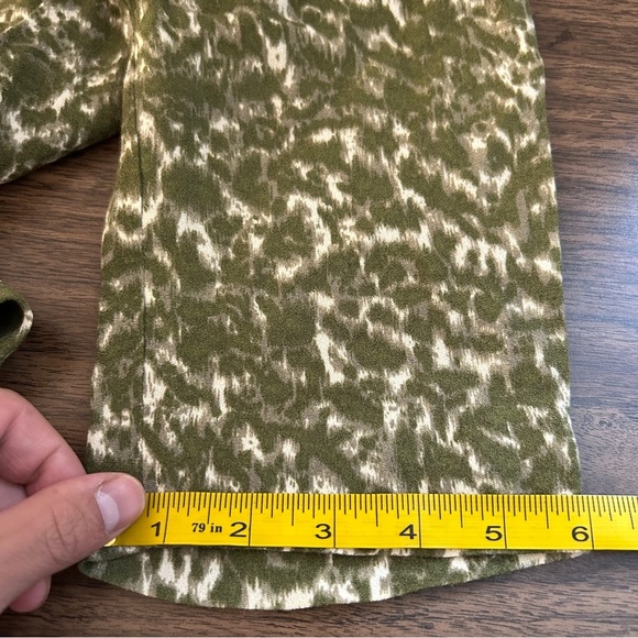 Selected Femme Chic Olive Patterned Women's Trousers 34 - Picture 10 of 11